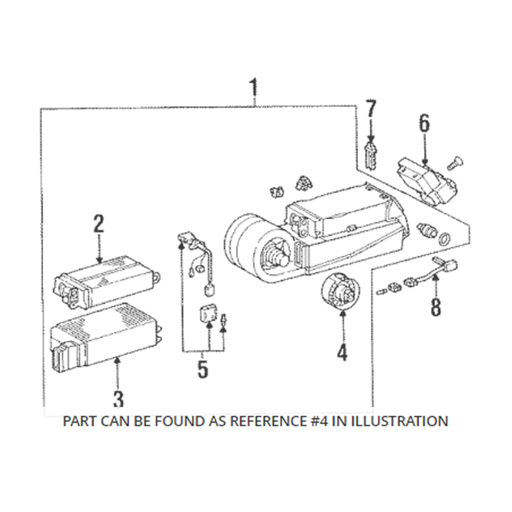 Mercedes Heater Fan Motor 1408209342